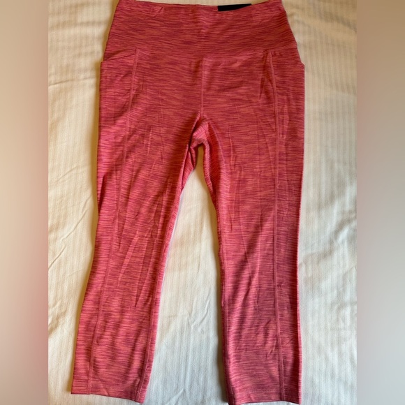 NWT RBX Active Pink Cropped High Waisted Leggings NWT - Picture 1 of 7